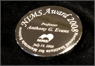 NIMS Award メダル