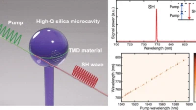 層状物質と微小光共振器による波長変換の論文がNano Lettersより出版 featured image