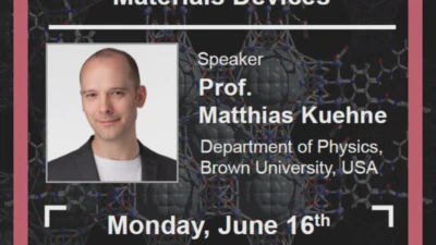 ブラウン大学のProf. Matthias Kuehneが訪問し、セミナーを開催しました featured image
