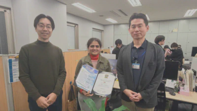 AsthaとMadhuが二次元物質の物性討論会でポスター発表 featured image