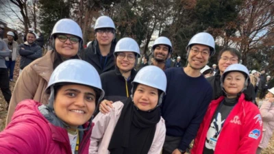 Group members participated in an earthquake emergency drill featured image