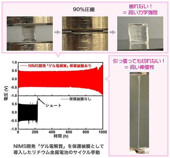 高強度ゲル電解質の写真