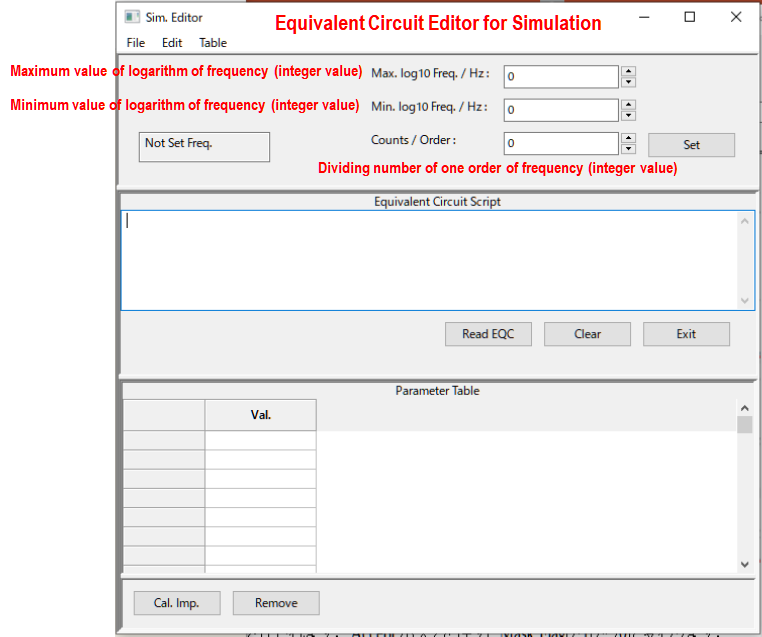 Simulation Control Window