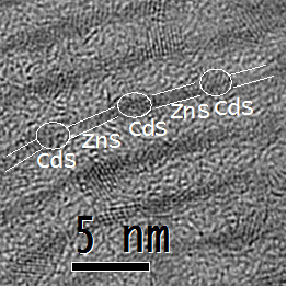 Assemblies of ZnS and CdS were prepared by chemical programming of the starting materials.