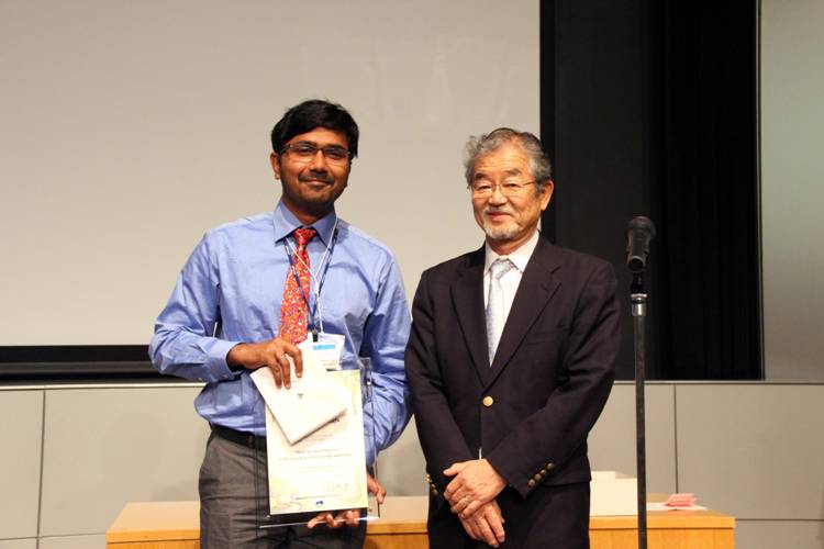 Raju won the poster award